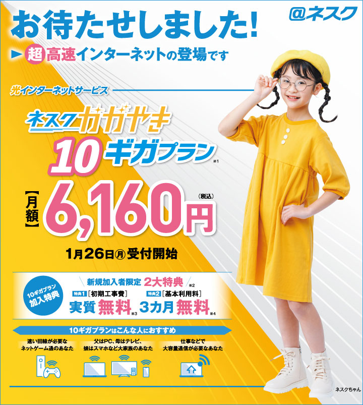 ネスクかがやき 10ギガプラン